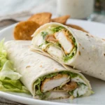 Slow Cooker Chicken Caesar Wraps