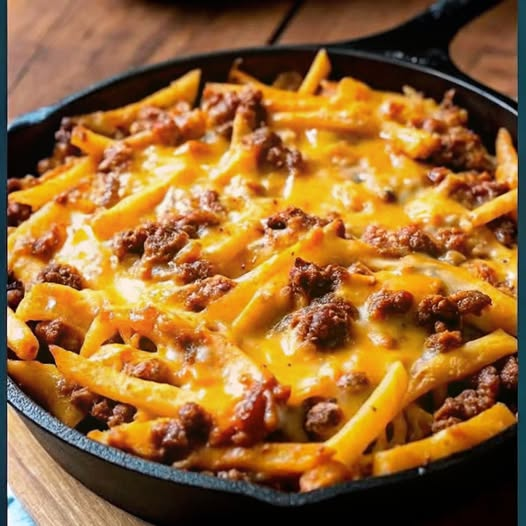 Cheeseburger French Fry Casserole 